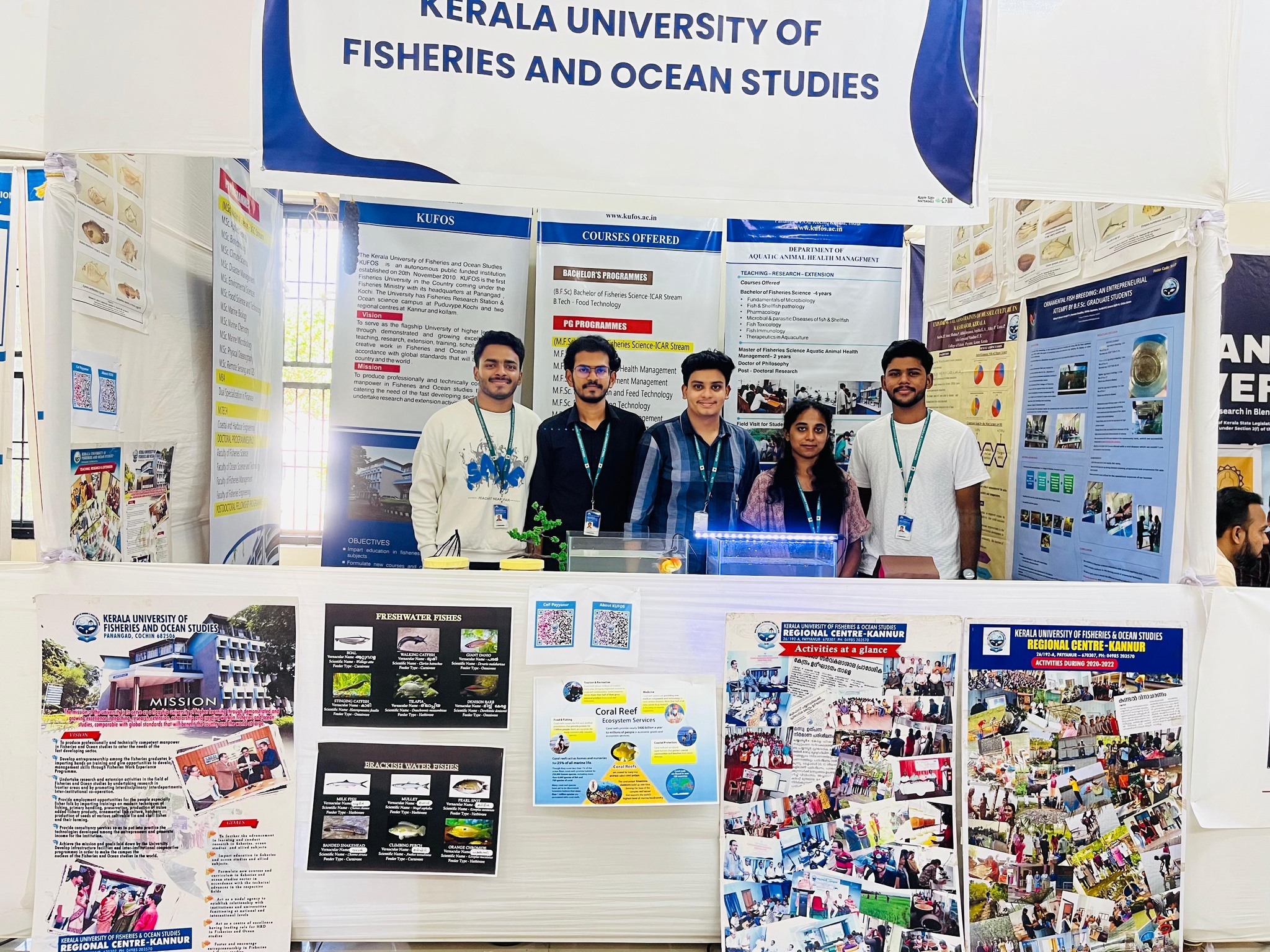 KUFOS Stall at Education Expo at Govt Engineering College, Kannur